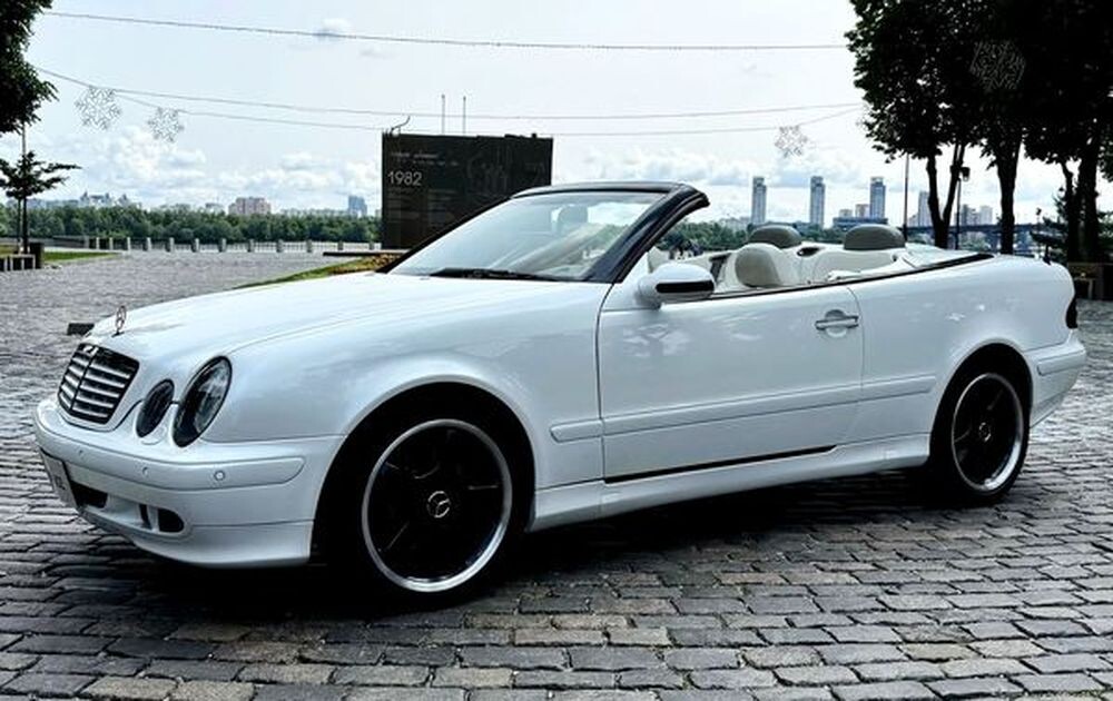 113 Mercedes 208 clk cabrio білий 