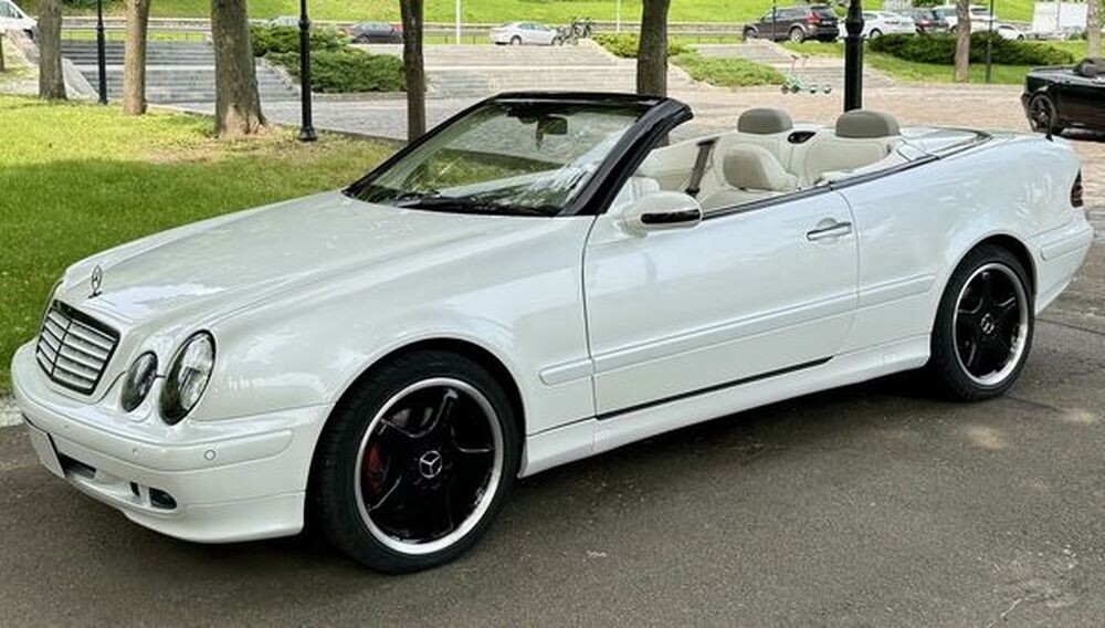 113 Mercedes 208 clk cabrio білий 