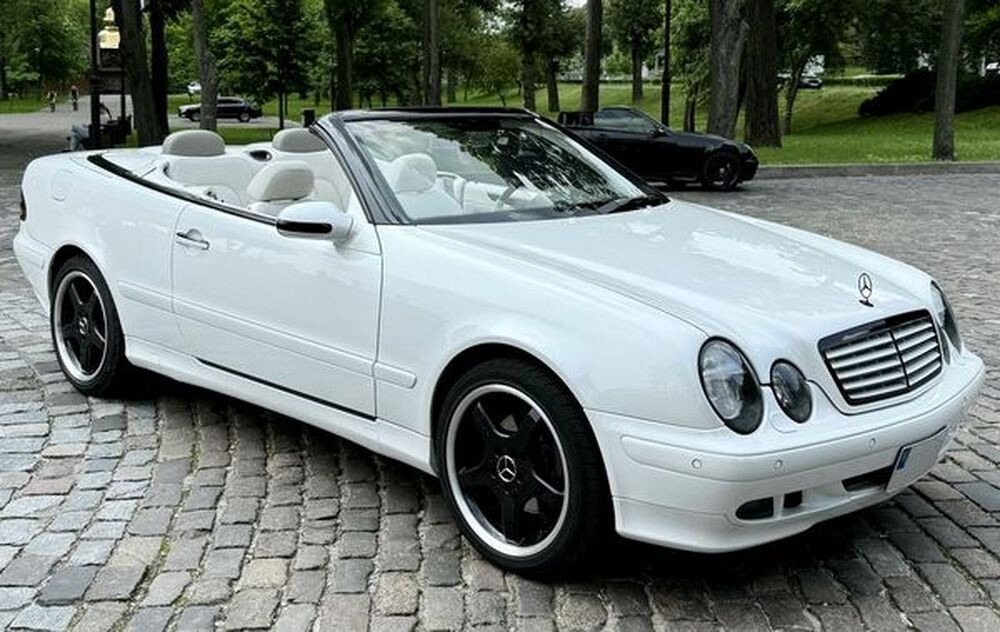 113 Mercedes 208 clk cabrio білий 