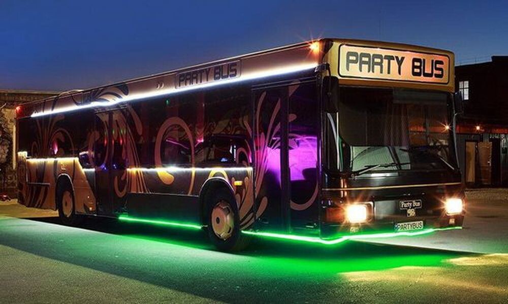 064 Автобус Party Bus Golden Prime пати бас 