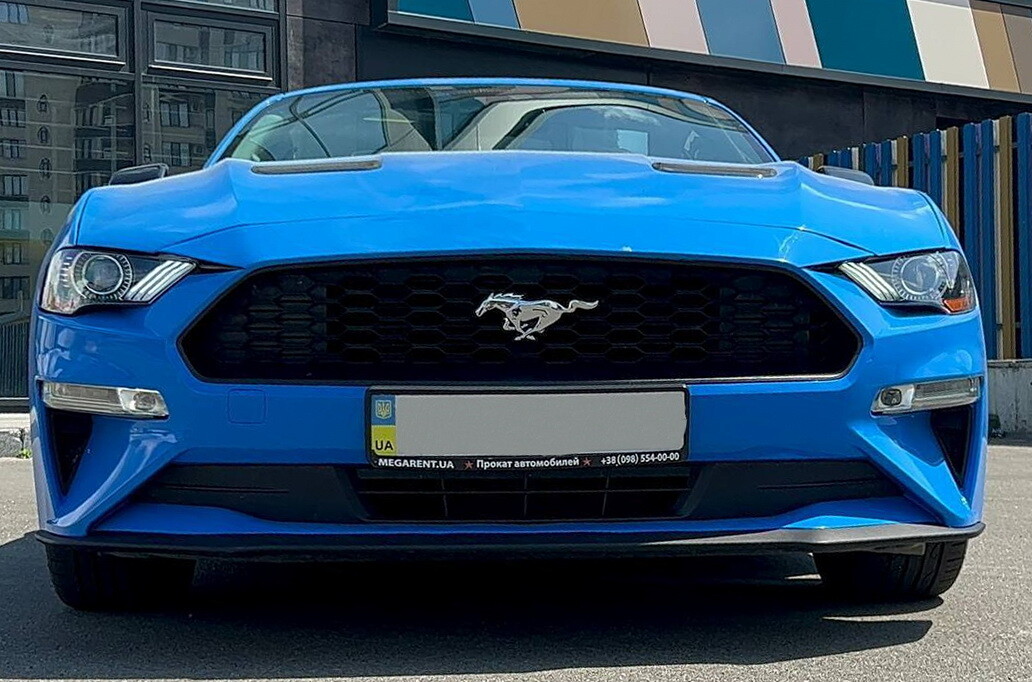 265 Ford Mustang GT синий кабриолет  