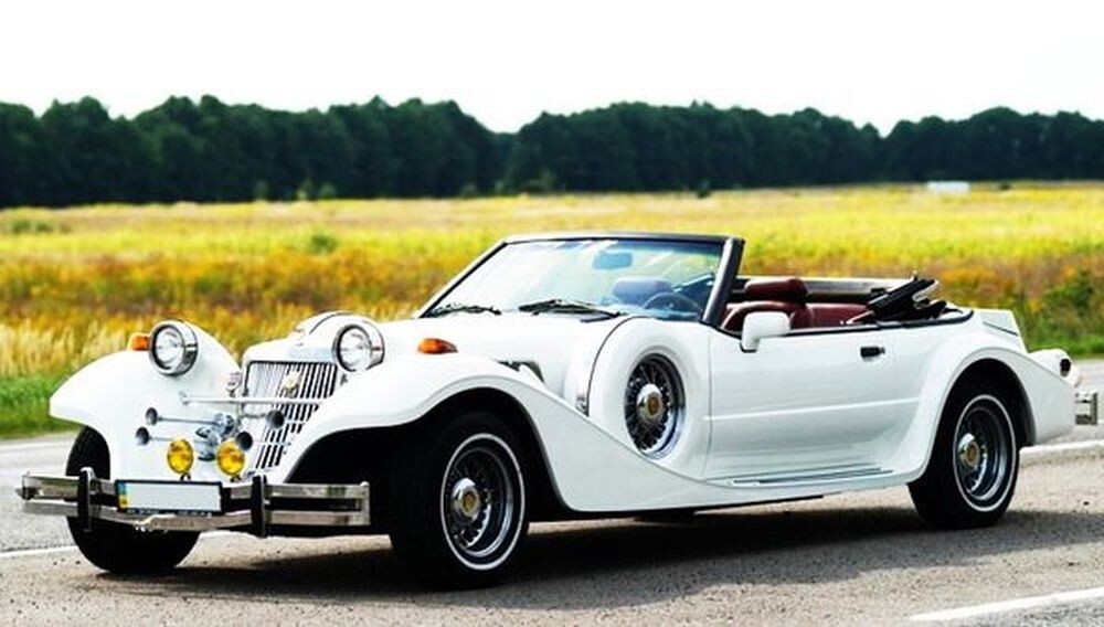 239 Ретро кабриолет белый Mitsuoka Dore 