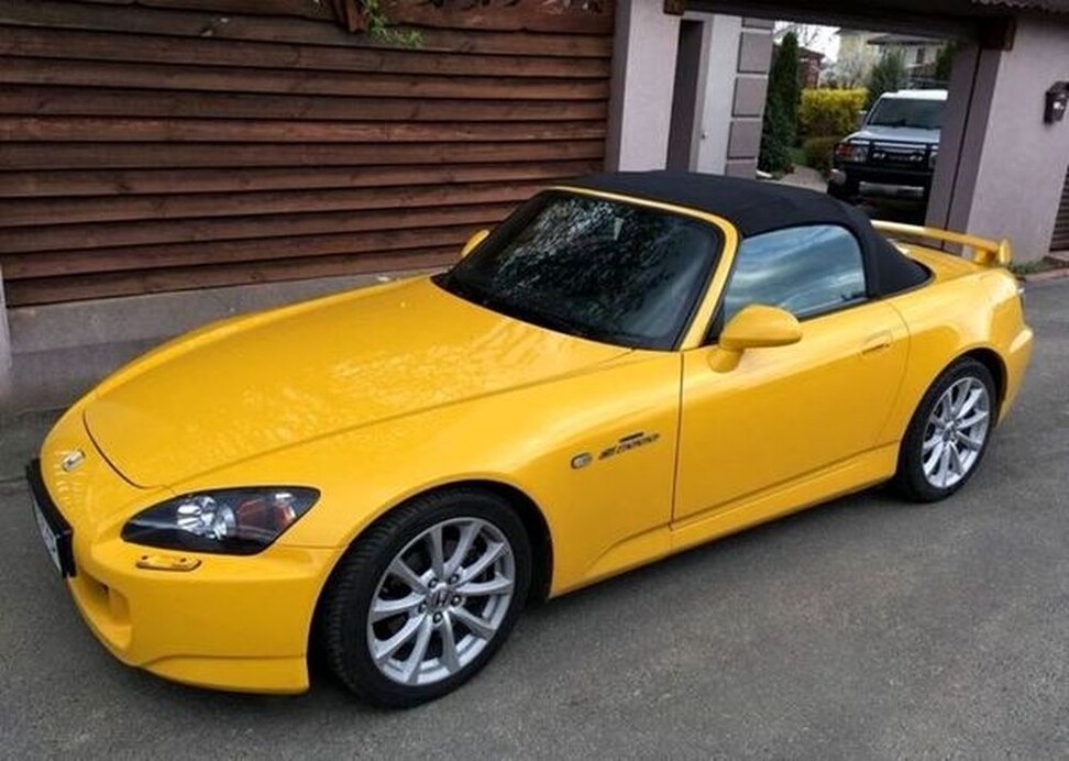 140 Honda S2000 желтый кабриолет аренда 