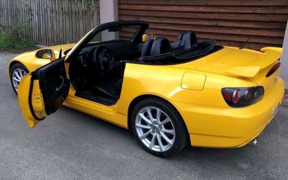 140 Honda S2000 желтый кабриолет аренда 