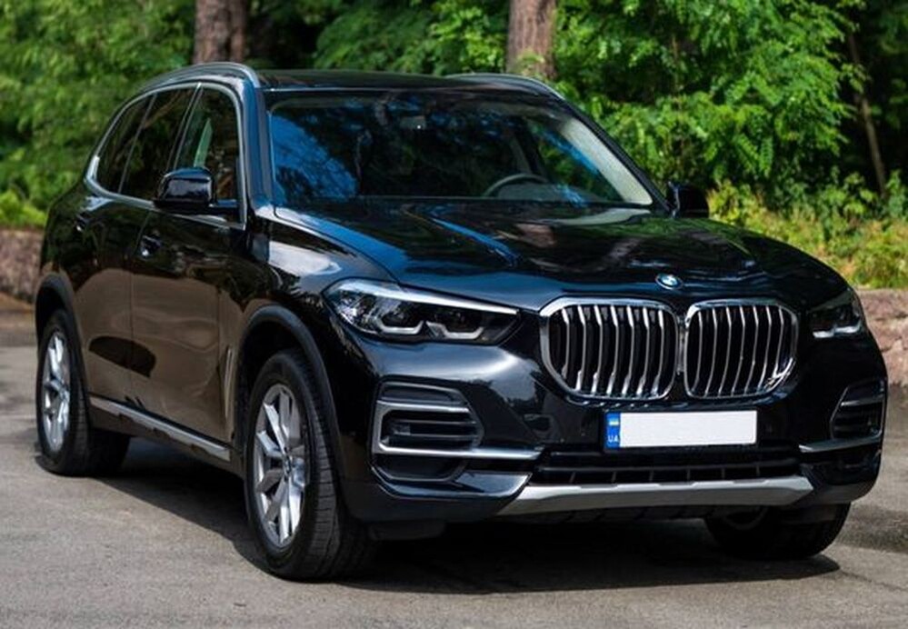 040 BMW X5 черный внедорожник аренда 