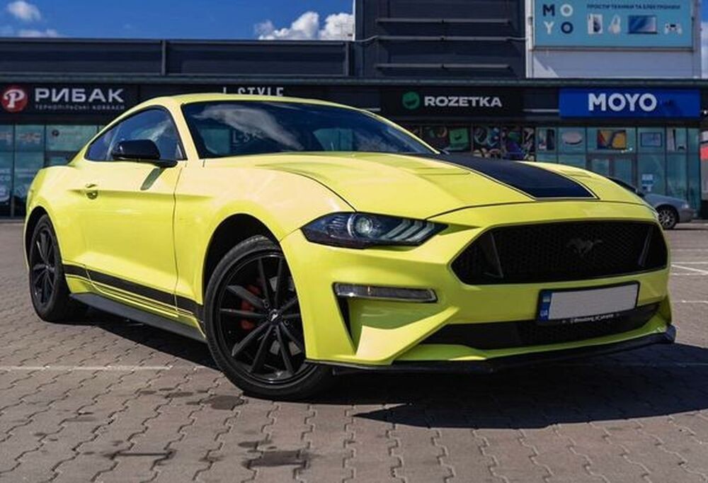 128 Ford Mustang GT 3.7 салатовый спорткар  