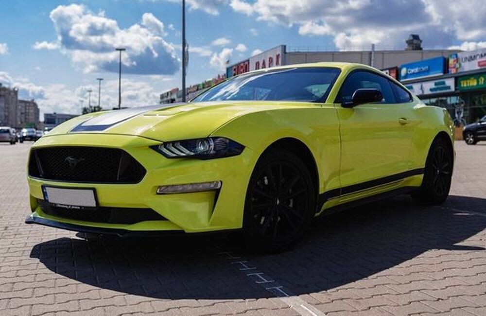 128 Ford Mustang GT 3.7 салатовый спорткар  