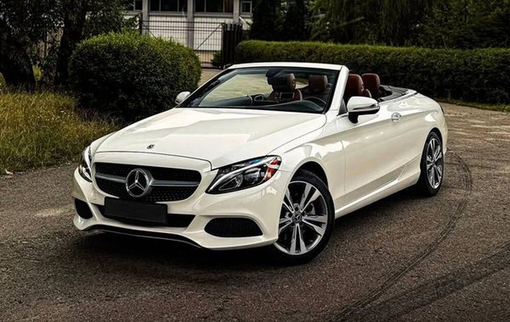 081 Прокат Mercedes-Benz C300 Cabrio білий 