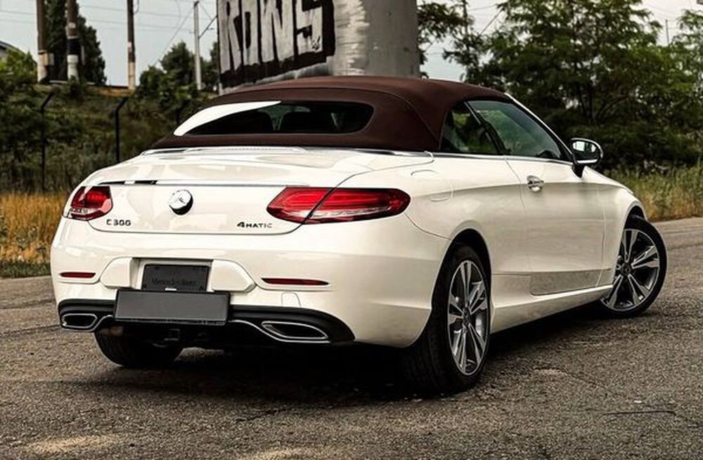081 Прокат Mercedes-Benz C300 Cabrio білий 