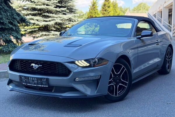 027 Прокат кабріолет Ford Mustang GT сірий 