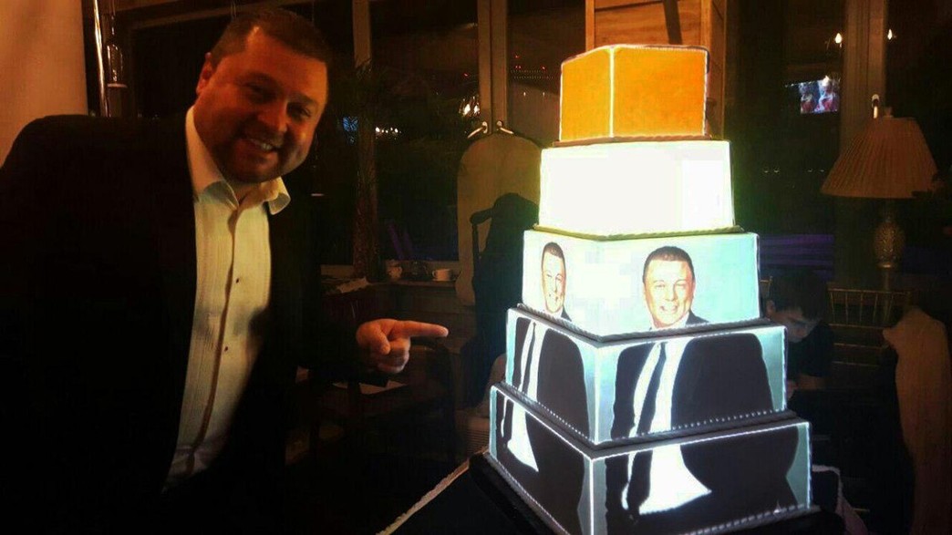 3D-Торт Проекционное шоу Торт на свадьбу 